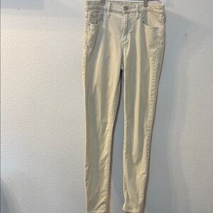 GapTrue Skinny Cream Corduroy Jeans